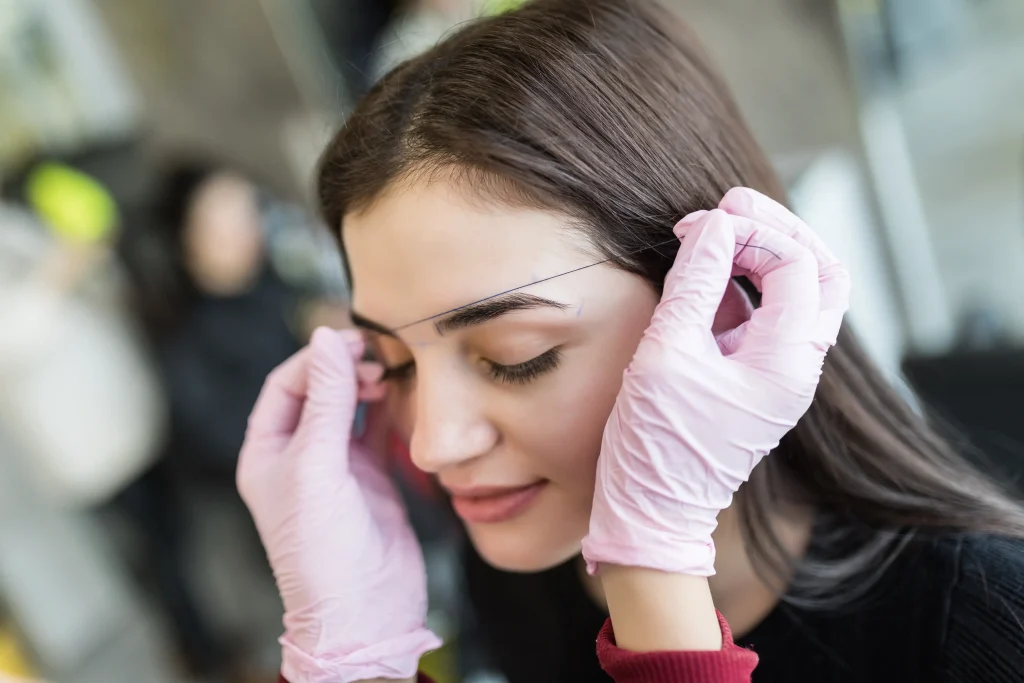 eyebrow threading